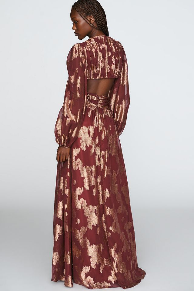 Mac Duggal Chiffon Maxi Dress #1