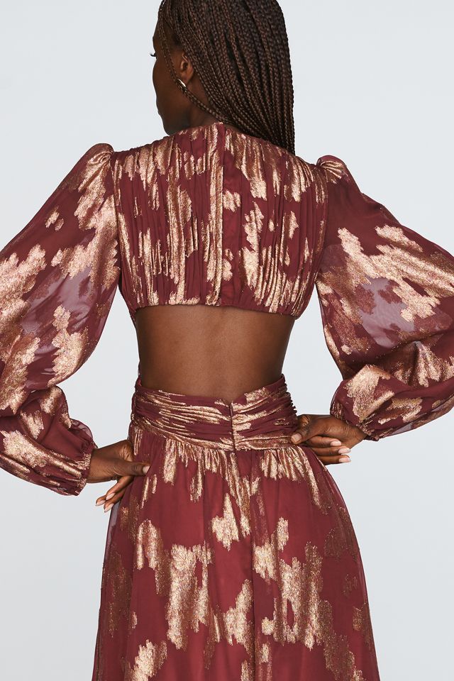 Mac Duggal Chiffon Maxi Dress #3
