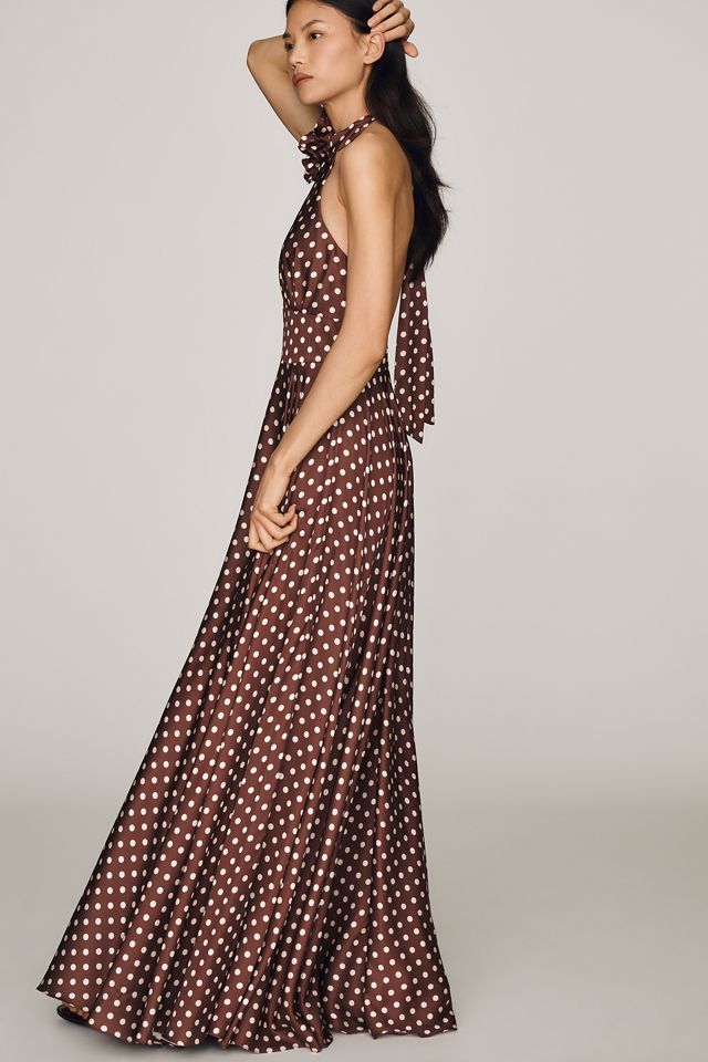 Mac Duggal Halter Maxi Dress #1