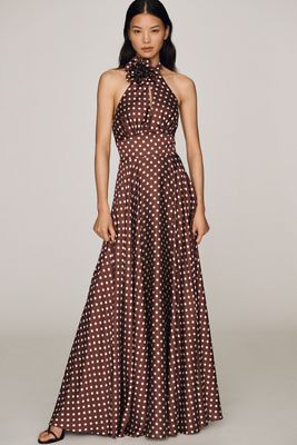 Brown Polka Dot Dresses