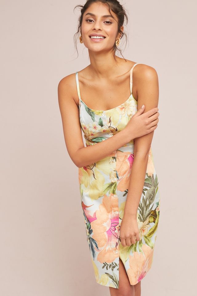 Tropical store shift dress