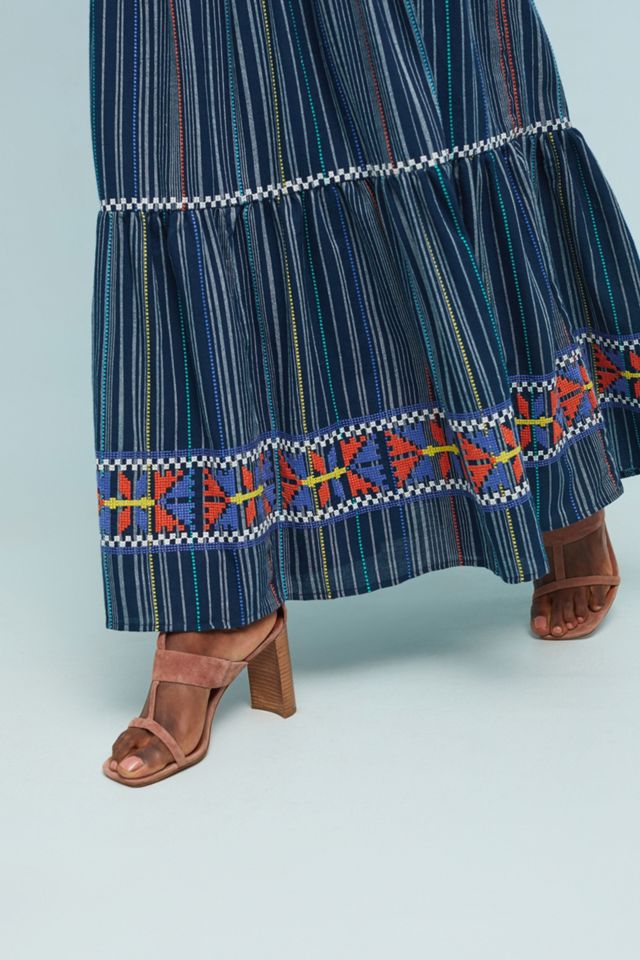 Ada Embroidered Maxi Dress #1
