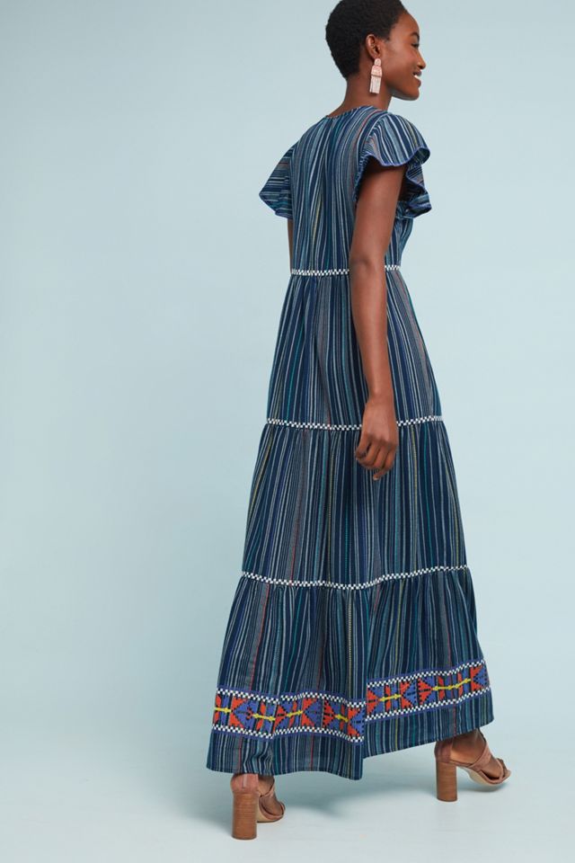 Ada Embroidered Maxi Dress #3