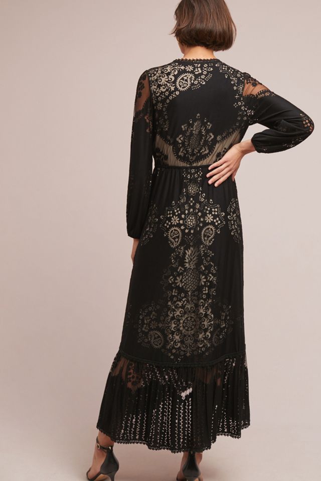 Farm Rio Devore Maxi Dress | Anthropologie
