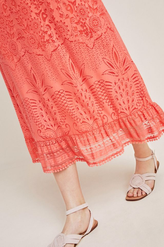 farm rio devore maxi dress Farm Rio + Devore Maxi Dress