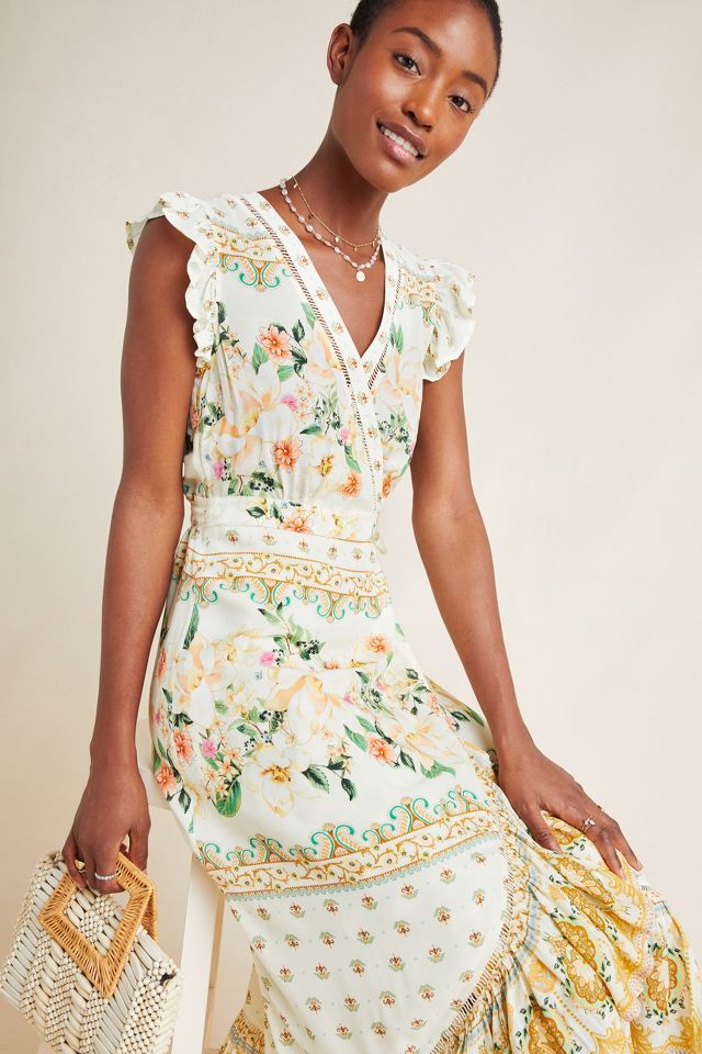 Anthropologie farm clearance rio wrap dress