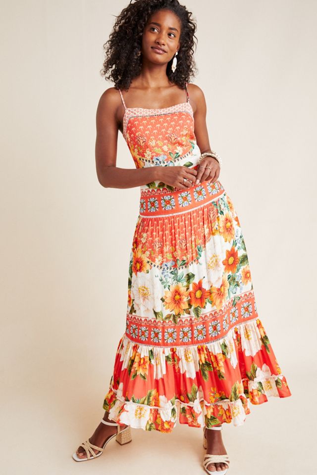 Farm Rio Lorraine Maxi Dress | Anthropologie