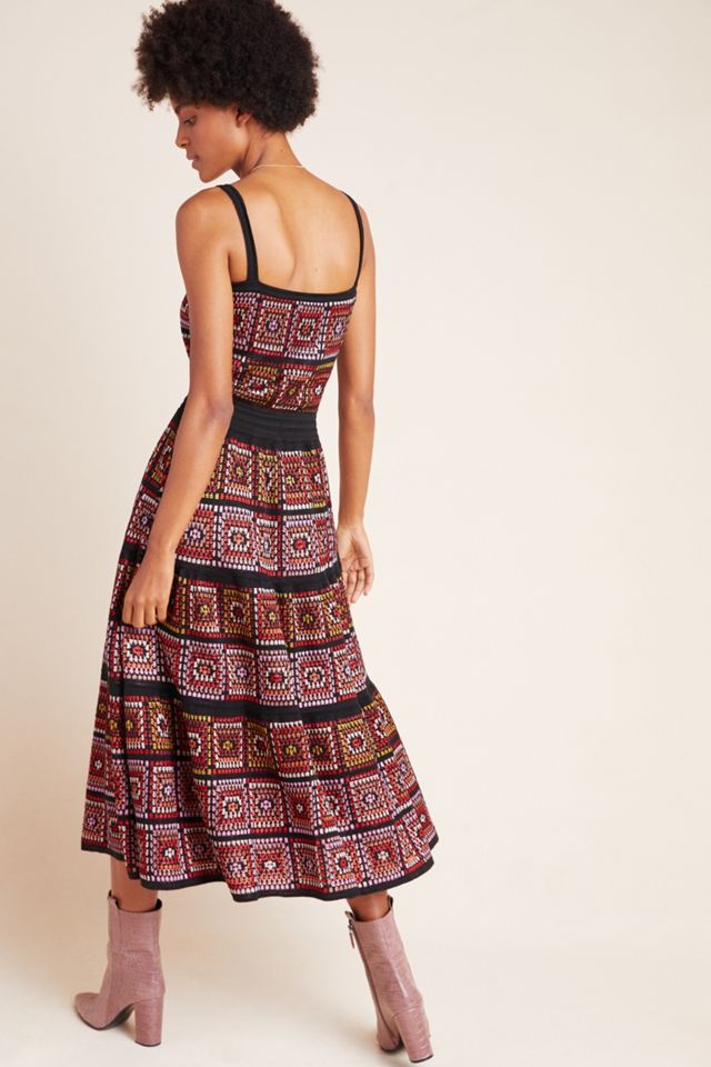 knee length dresses for ladies Anthropologie White Crochet Knit MIDI Dress with Tags Attached  The  Thrifty Hippy