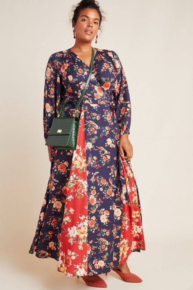 Farm Rio Gracia Wrap Maxi Dress #8