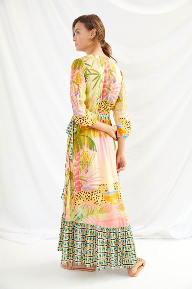 Farm Rio Tropical Wrap Maxi Dress #2
