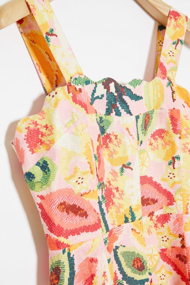 Farm Rio Frutas Linen Mini Dress | Anthropologie