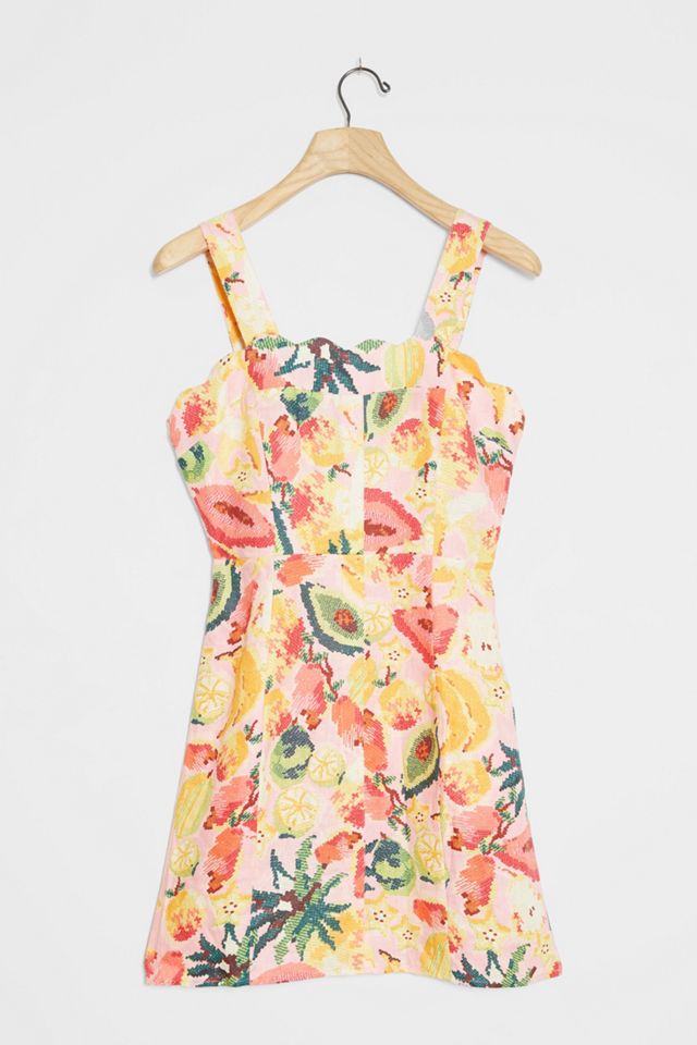 Farm Rio Frutas Linen Mini Dress | Anthropologie