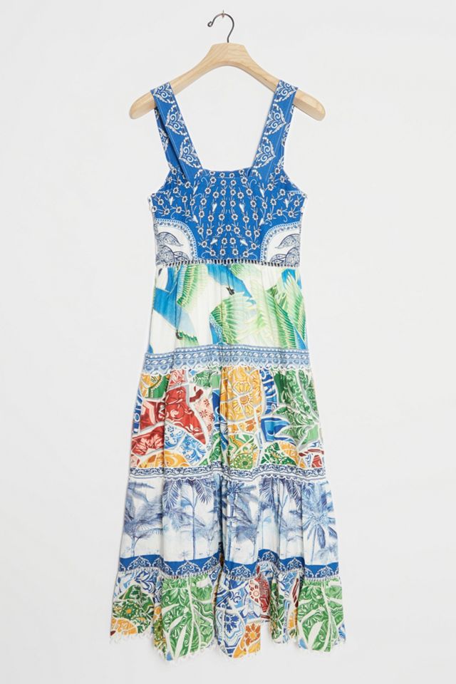 Farm Rio Valeria Tiered Maxi Dress #1