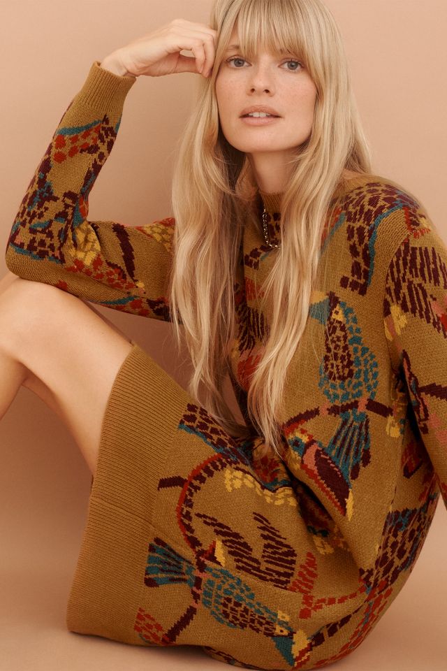 Anthropologie sweater cheap dress