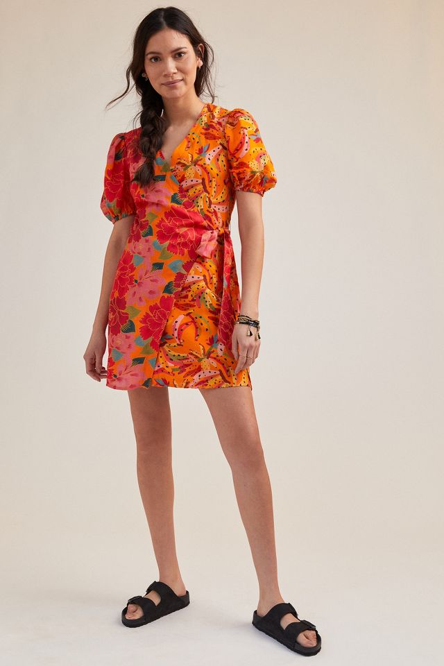 Anthropologie farm outlet rio wrap dress