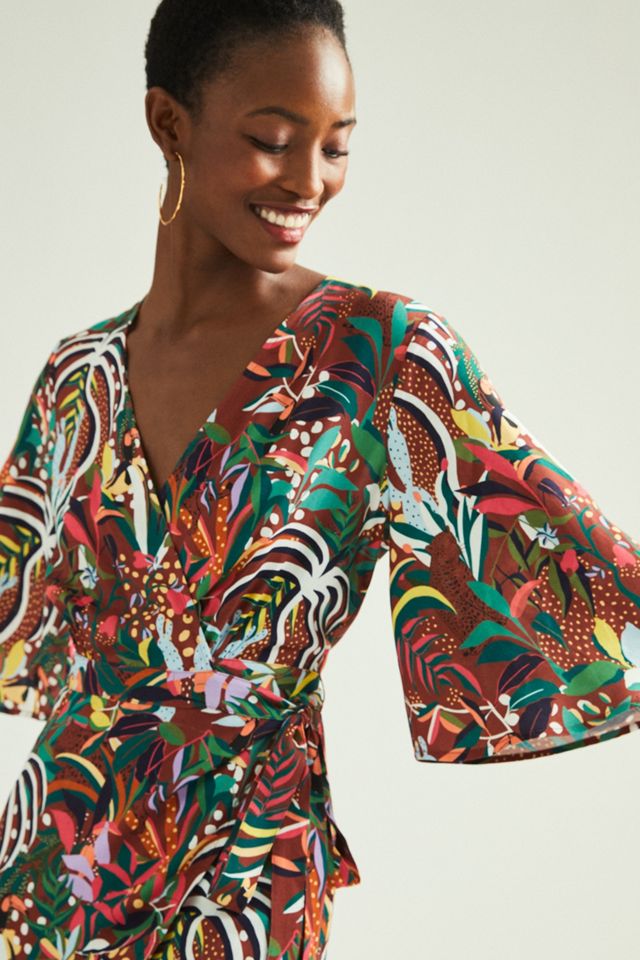Farm Rio Wrap Maxi Dress #1