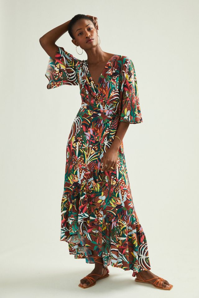 Farm Rio Wrap Maxi Dress #3