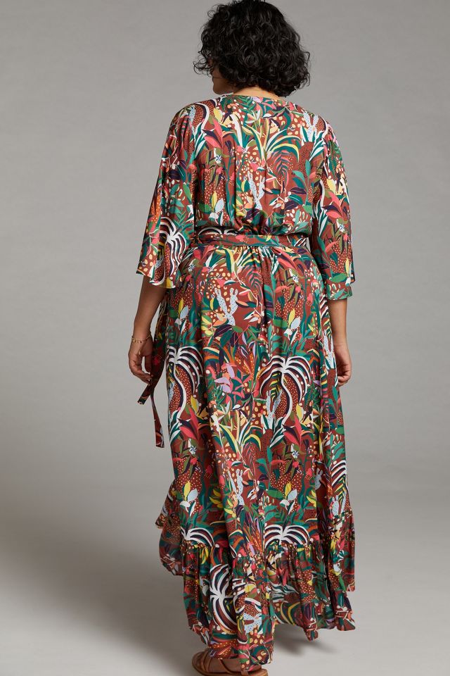 Farm Rio Wrap Maxi Dress Anthropologie