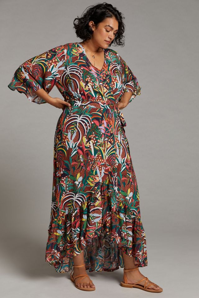 Farm Rio Wrap Maxi Dress