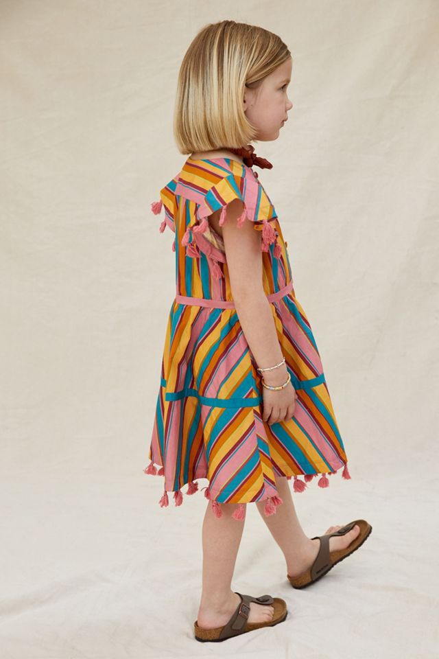 Farm Rio Rainbow Stripe Kids Dress #2