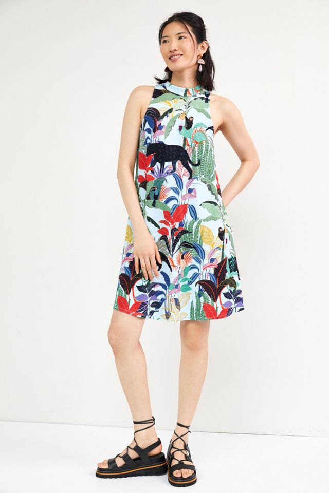 knee length dresses for ladies Farm Rio Picnic Peppers Ainika Off-White Mini Dress  Monelle Vermont