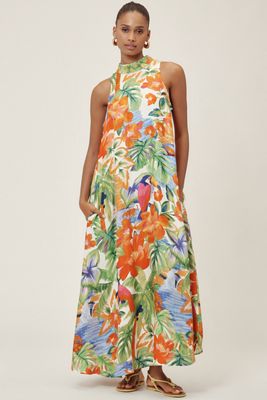 Farm Rio Halter Maxi Dress