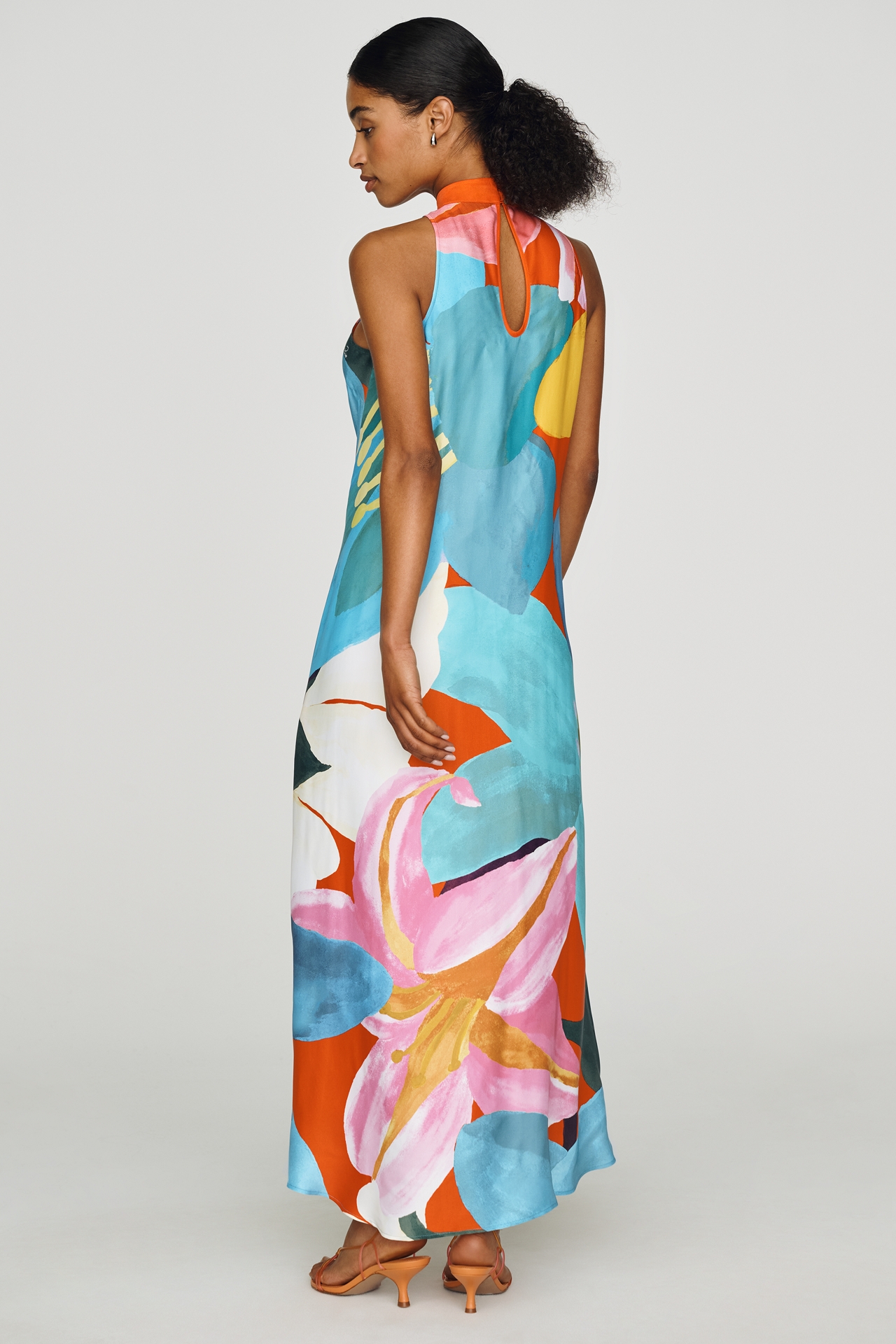 Farm Rio Halter Maxi Dress