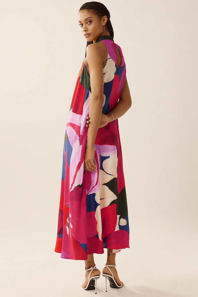 Farm Rio Halter Maxi Dress | Anthropologie