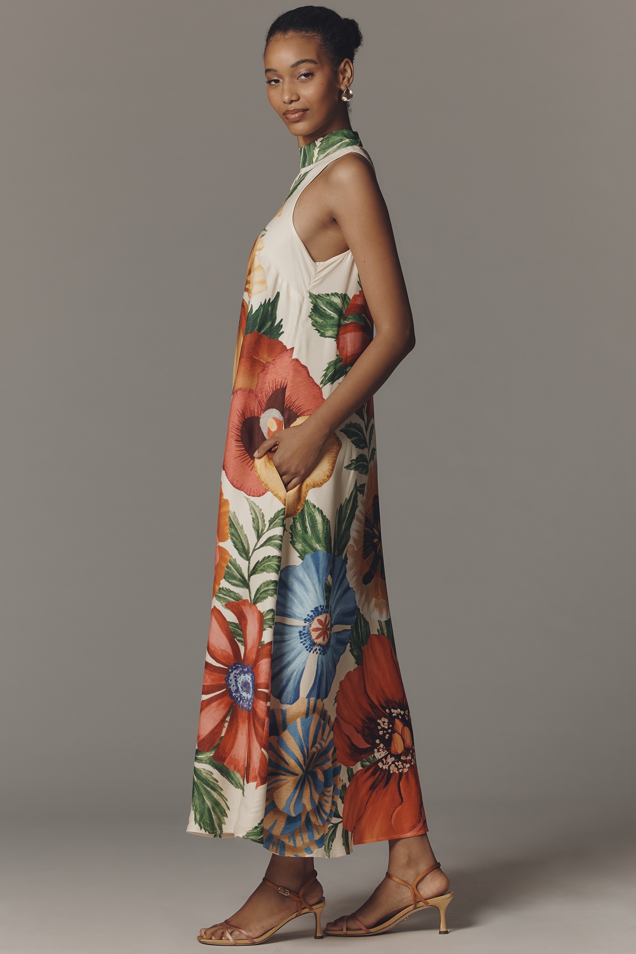 Farm Rio Halter Maxi Dress
