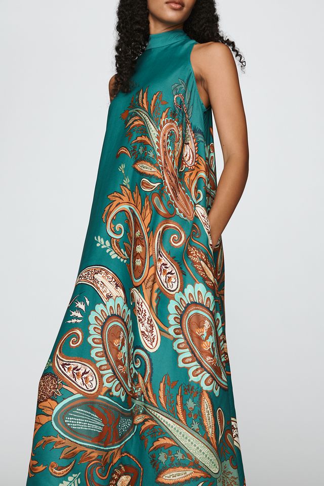 Farm Rio Halter Maxi Dress #1