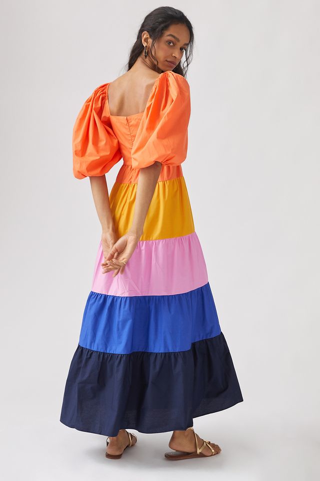 Anthropologie color shop block dress