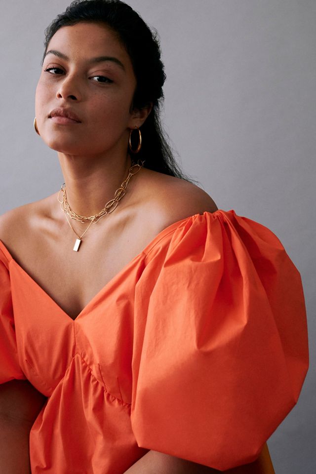 Farm Rio Tiered Colorblocked Maxi Dress #5