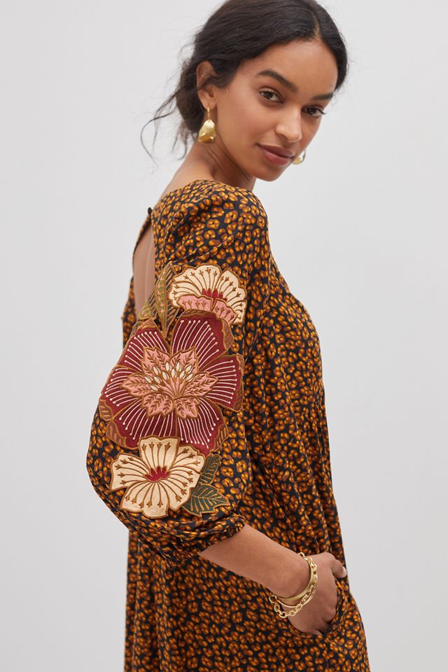 peixoto embroidered lace cover-up mini dress Little Peixoto: Ora Dress main image 0