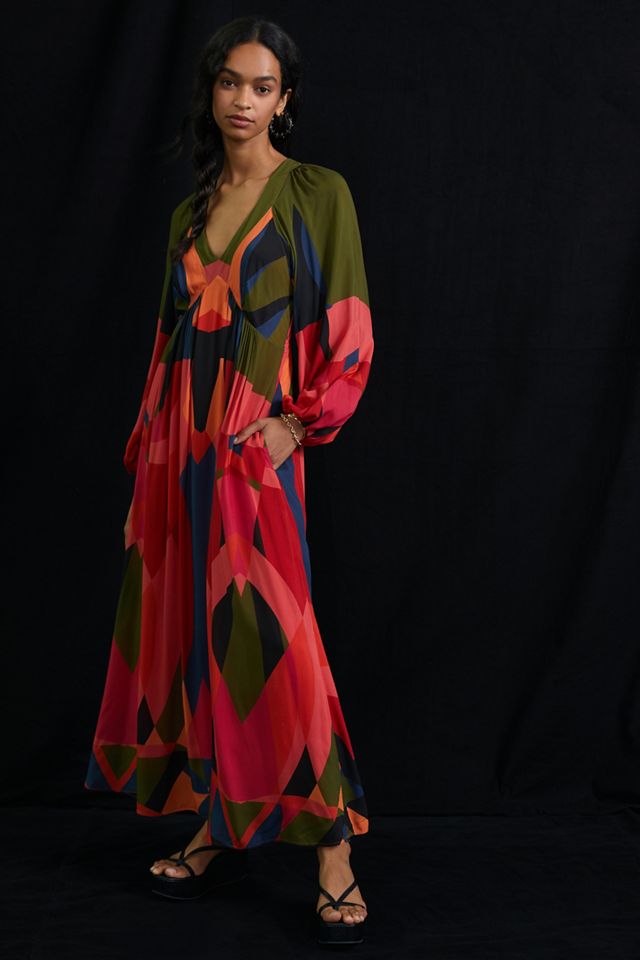 Farm Rio Abstract Maxi Dress #1