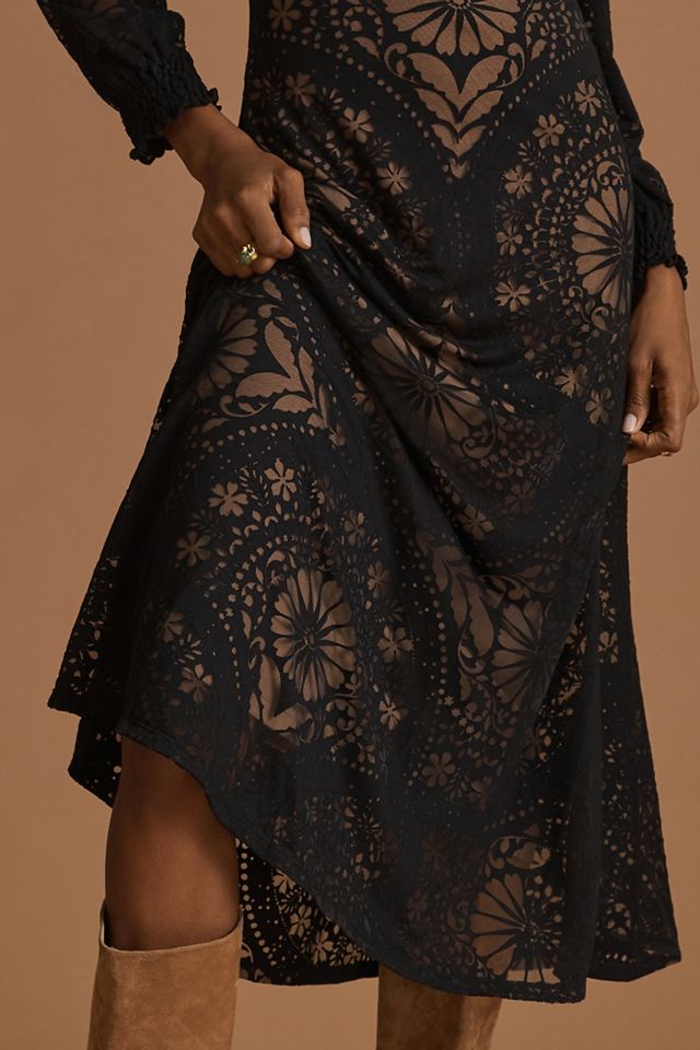 Farm Rio Open-Back Floral Midi Dress #2