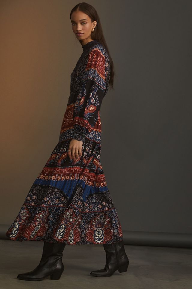 Farm Rio Crochet Maxi Dress #4