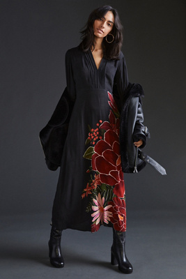 dress plus size Genevieve Empire Waist Maxi Dress– Hello Curve Cute Bunny Chibi: Over Size:UK 10 / US 6 iii-points