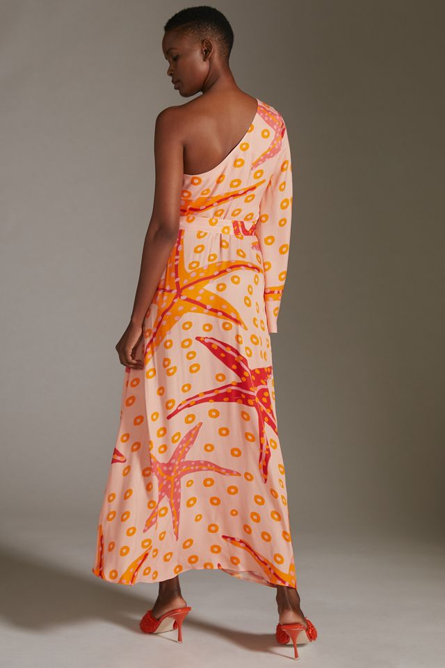Farm x Anthropologie One-Shoulder Starfish Maxi Dress #2