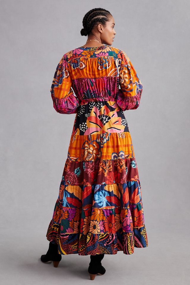 Farm Rio Button-Front Maxi Dress #1