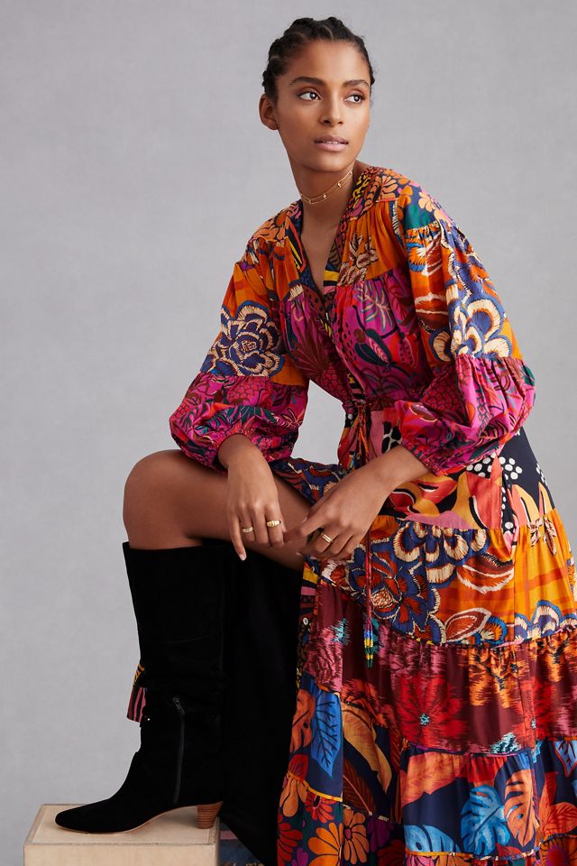 Farm Rio Button-Front Maxi Dress #3