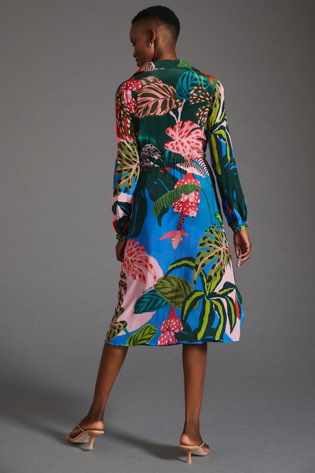 Farm x Anthropologie Twist-Front Midi Dress #2