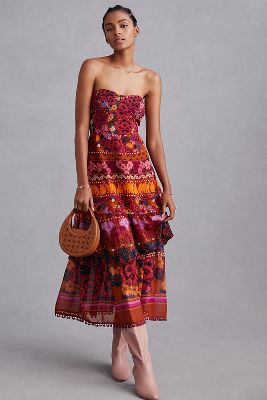 Farm Rio Tiered Maxi Dress | Anthropologie