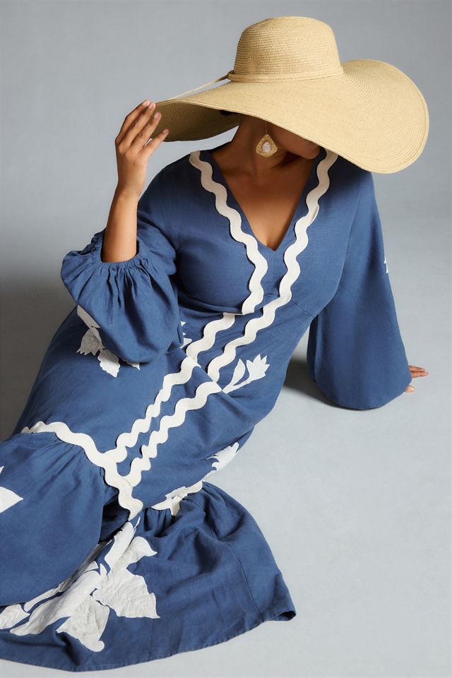 Farm Rio Embroidered Long-Sleeve Dress #4