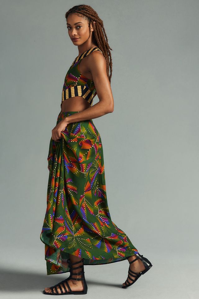 Farm Rio One-Shoulder Cutout Dress #3