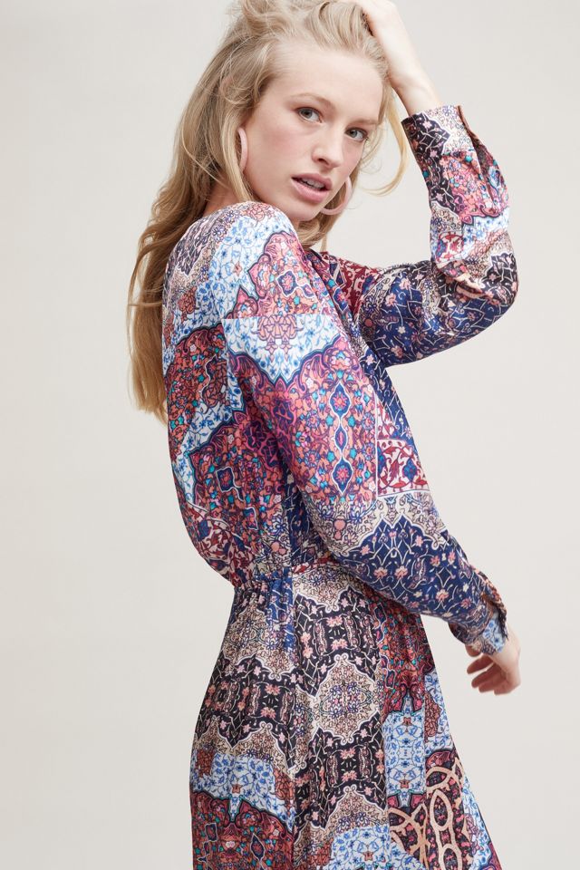 Andjela Printed A-Line Maxi Dress #1