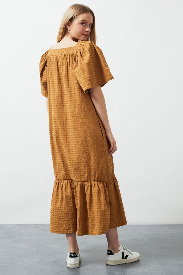 Beaumont Organic Ruffled Midi Dress #1