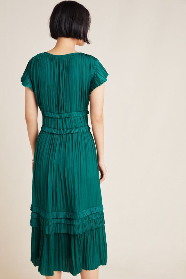 Sereia Pleated Midi Dress #1