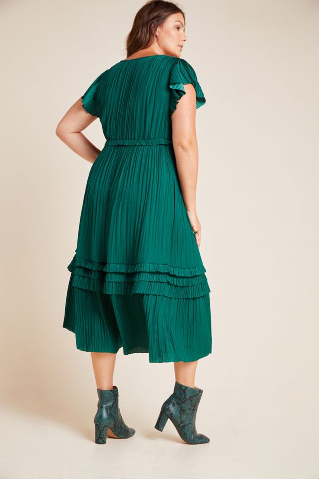 Sereia Pleated Midi Dress #6