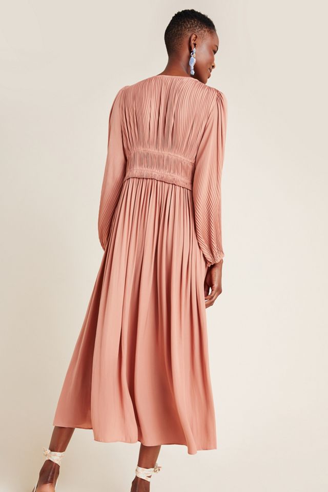 Sidonie Pleated Midi Dress #1