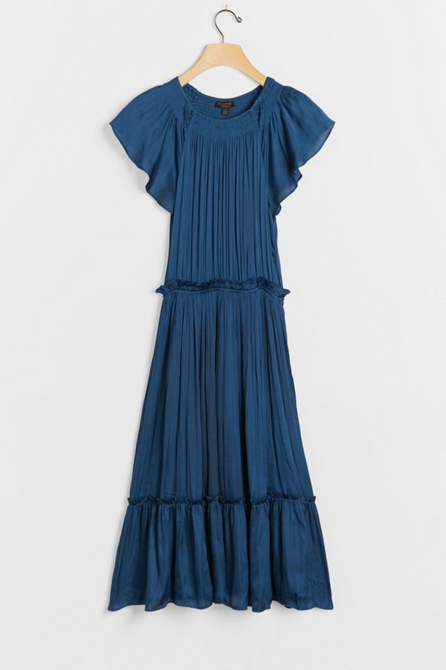 Dodie Flutter-Sleeved Midi Dress #1
